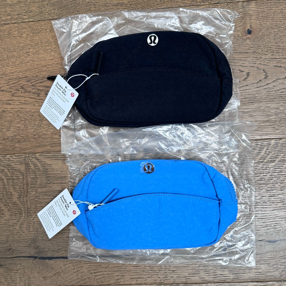 Lululemon Double-Zip Mini Pouch Bundle - NWT